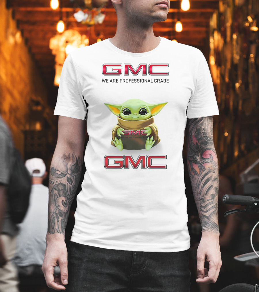 Grogu Hug GMC We Are Professional Grade T-Shirt