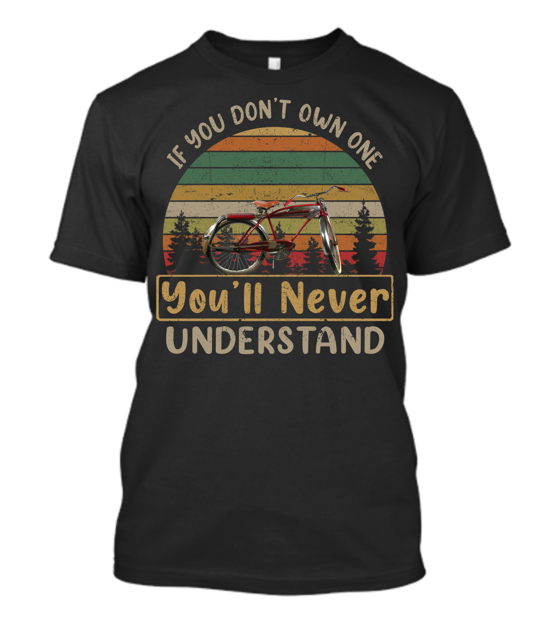 If You Don't Own One You'll Never Understand Western Flyer X53 Bicycles Vintage Sunset T-Shirt