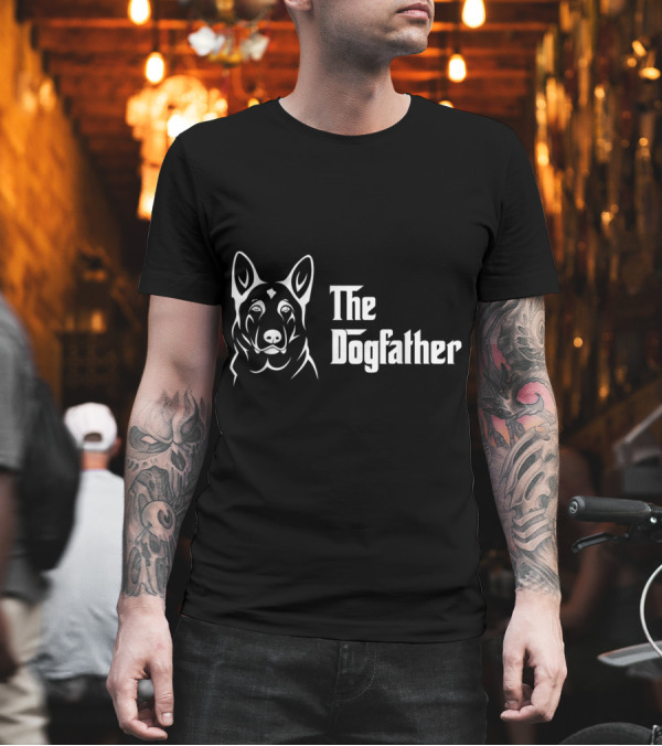 The Dogfather Funny Dog Owner German Shepherd T-Shirt The Dogfather Funny Dog Owner German Shepherd T-Shirt