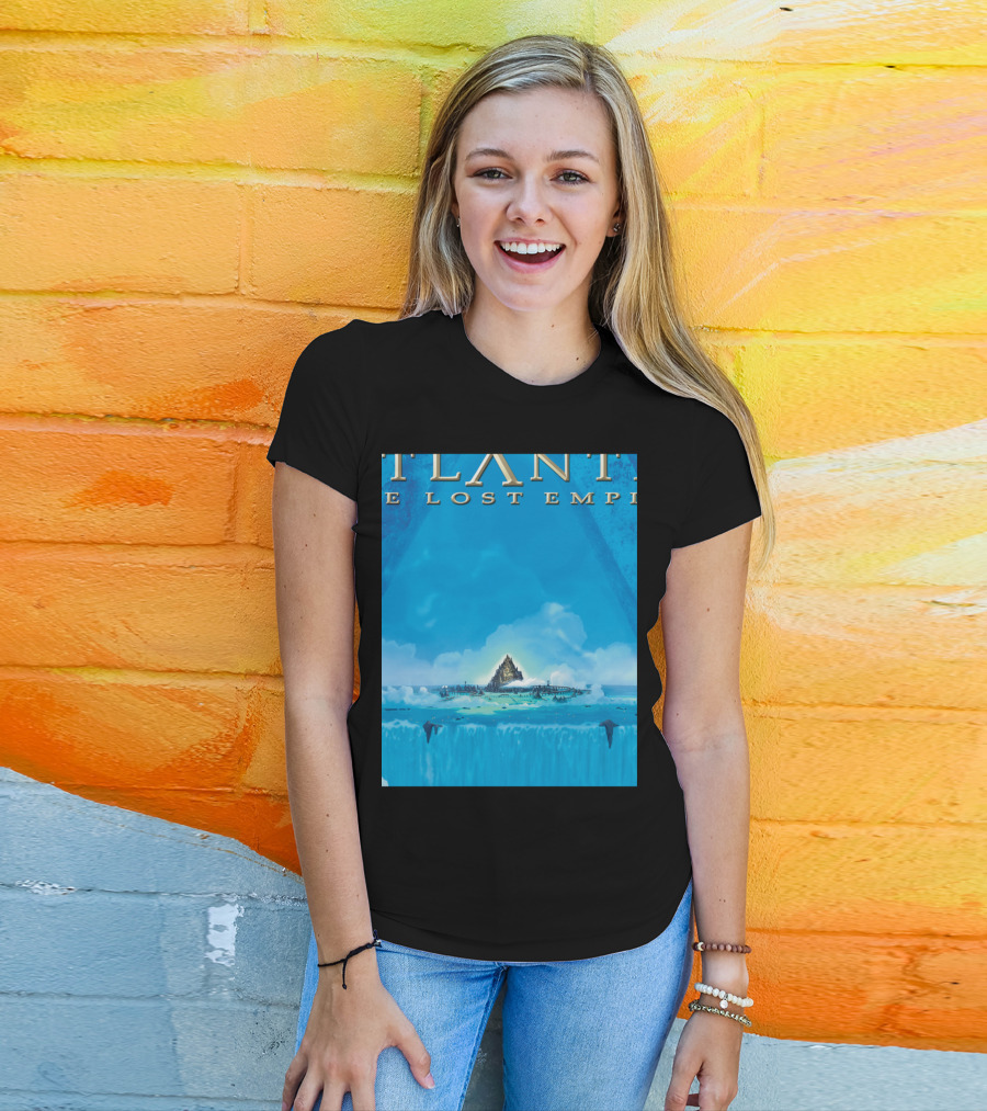 Atlantis The Lost Empire Disney Movie Scene Fade T-Shirt