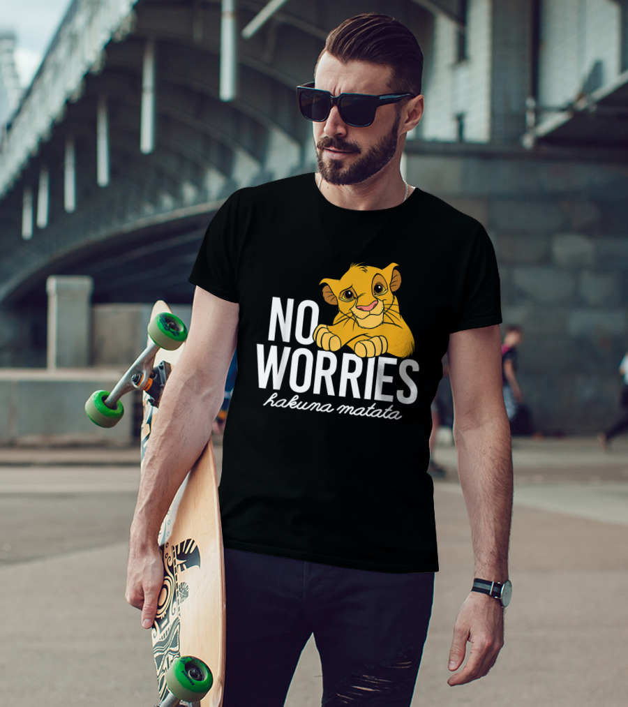 The Lion King No Worries Hakuna Matata Simba Classic Disney T-Shirt