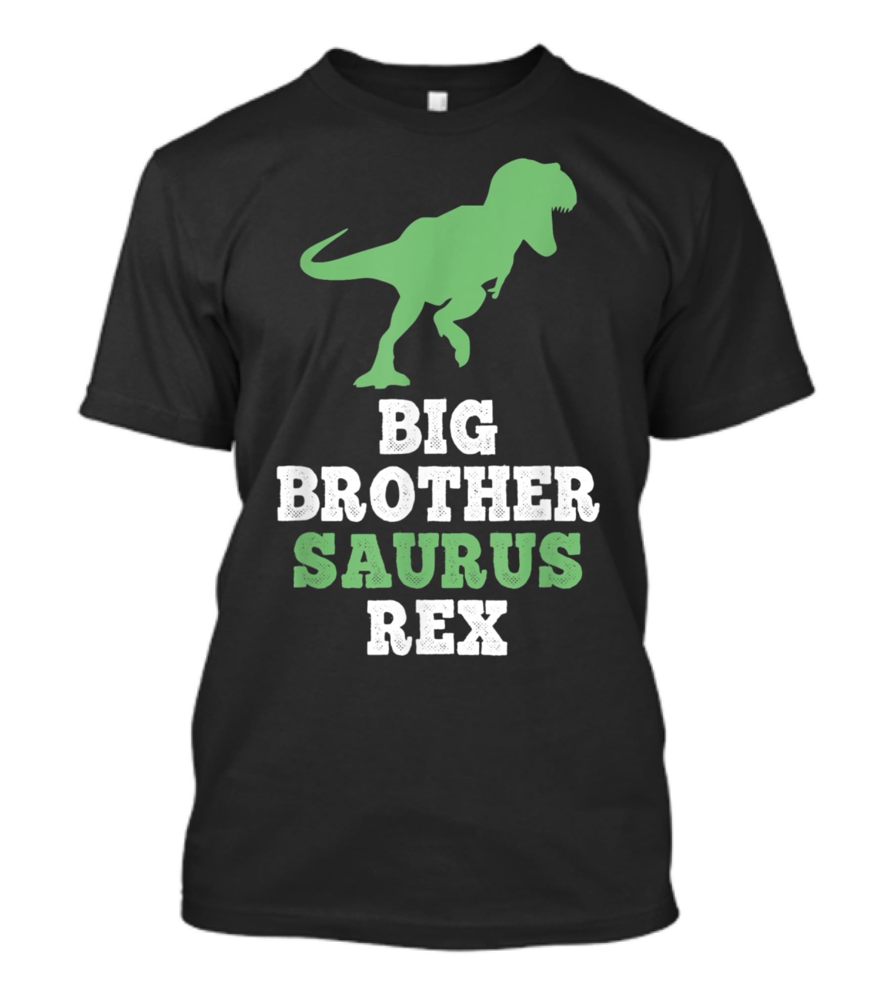 Big Brother Saurus Rex Dinosaur Silhouette Fun T-Shirt