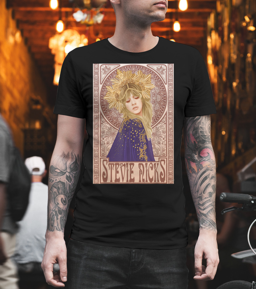 Stevie Nicks Vintage Art Nouveau Style Lady Legend T-Shirt