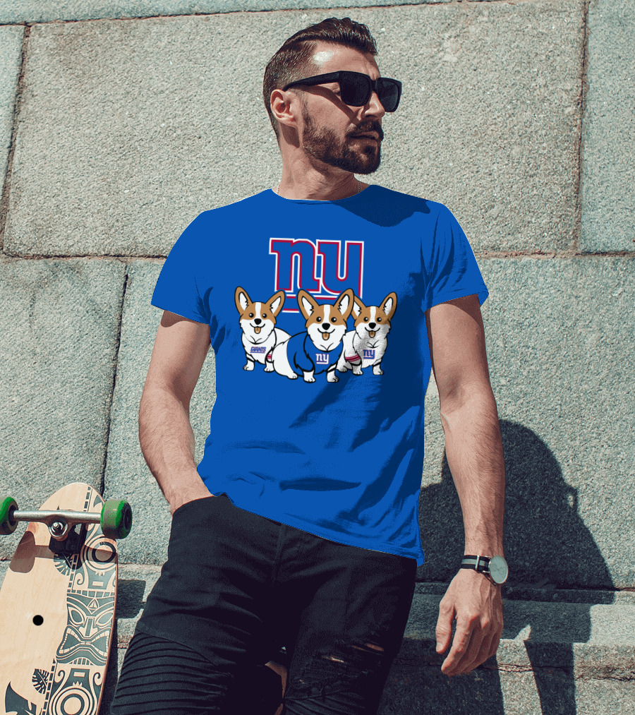 New York Giants Corgi T-Shirt