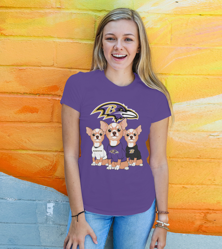 Ravens Chihuahua T-Shirt