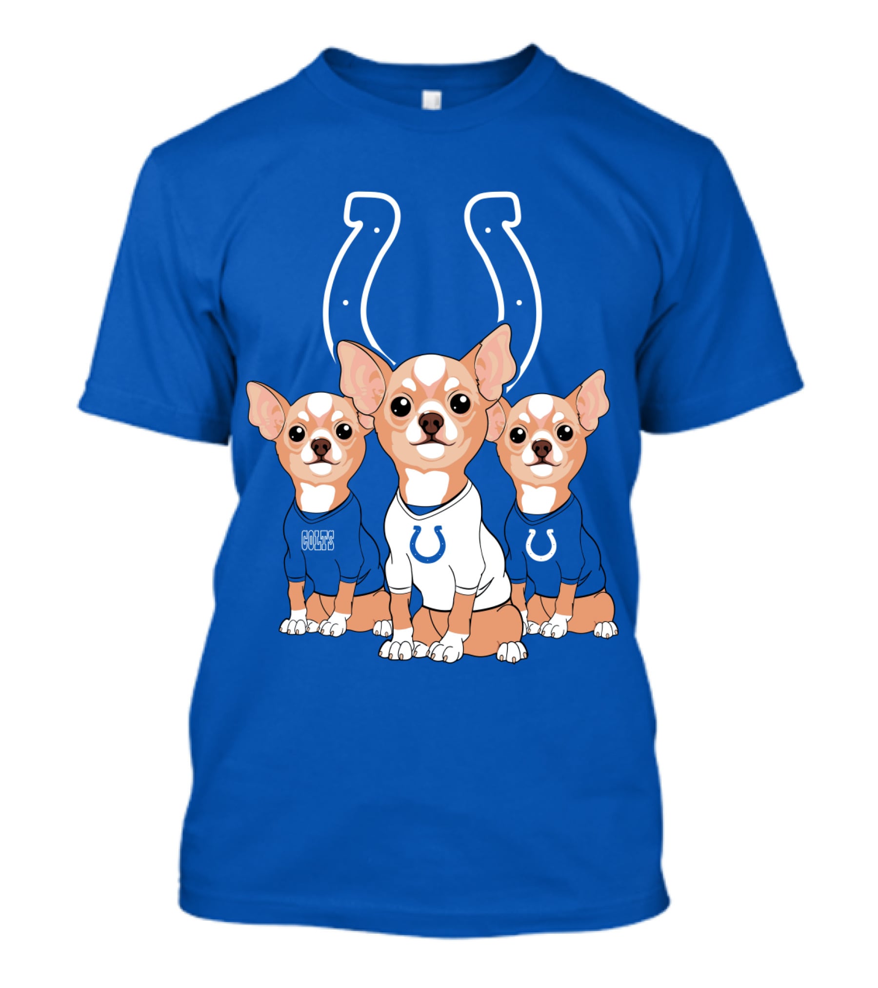 Indianapolis Colts Chihuahua Trio T-Shirt