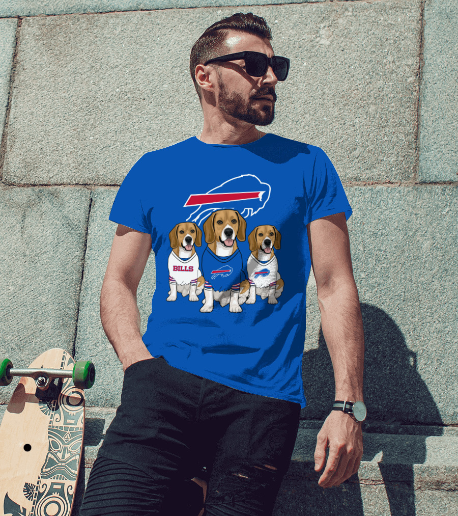 Buffalo Bills Beagle Trio T-Shirt