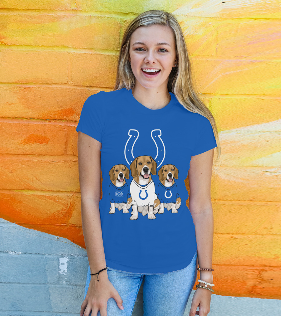 Indianapolis Colts Beagle Trio T-Shirt