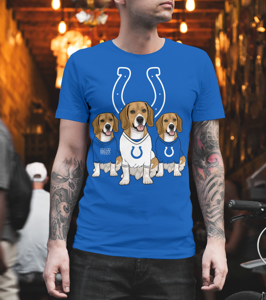 Indianapolis Colts Beagle Trio T-Shirt