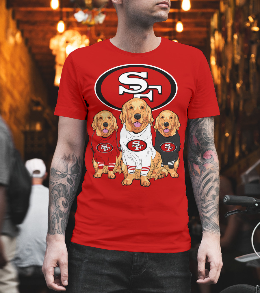 San Francisco 49ers Golden Retrievers T-Shirt