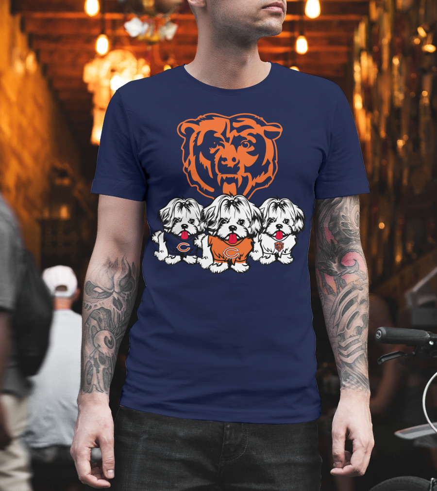 Chicago Bears Shih Tzu T-Shirt
