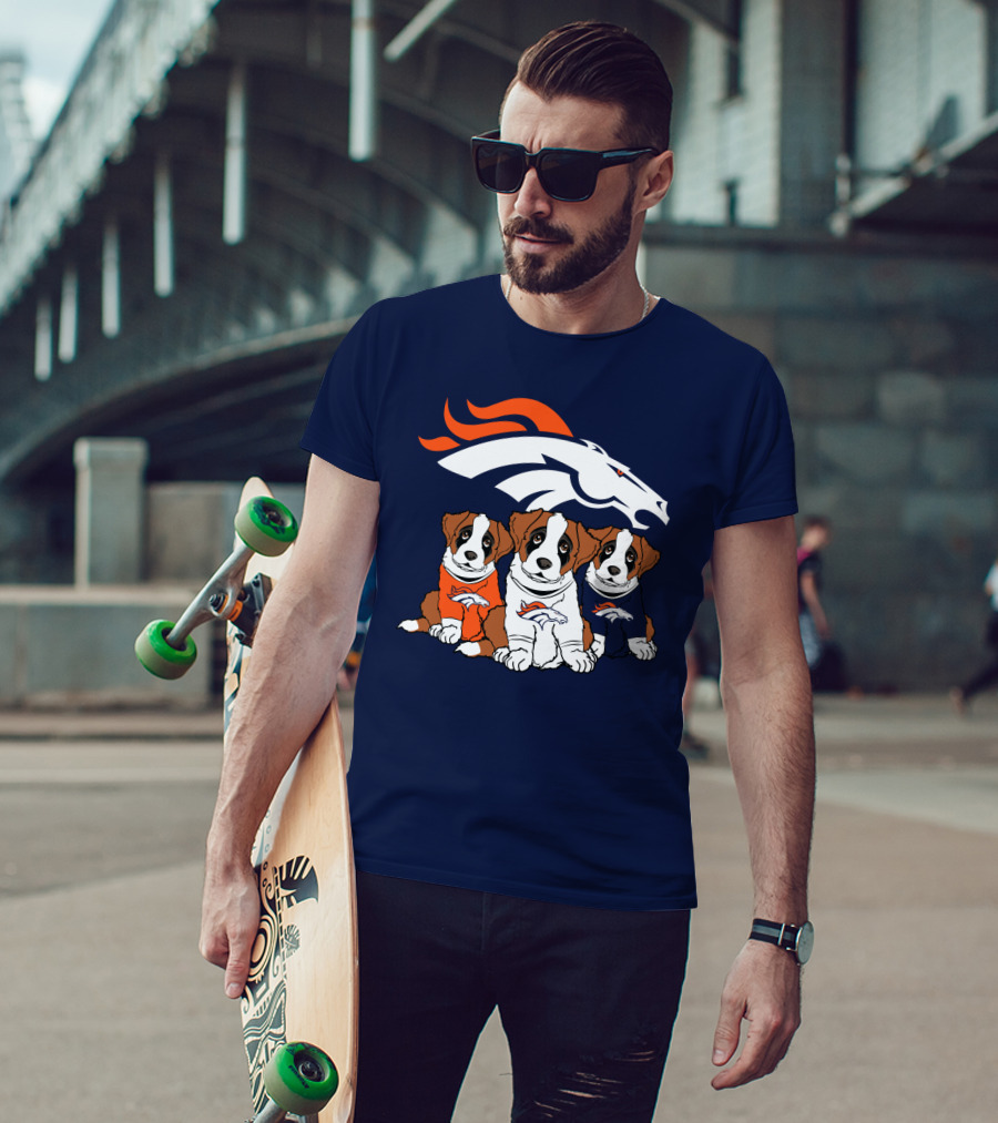 Denver Broncos Saint Bernard T-Shirt