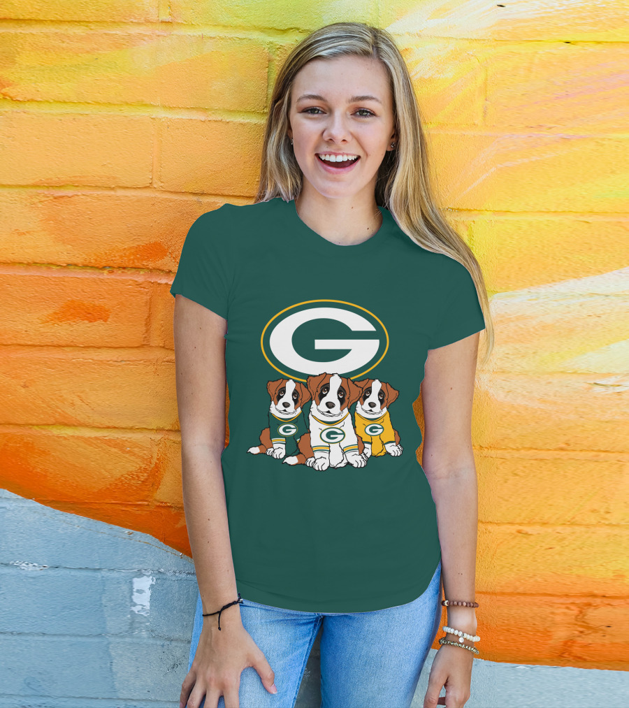 Green Bay Packers Saint Bernard T-Shirt