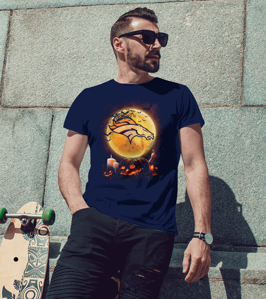 Denver Broncos Halloween T-Shirt