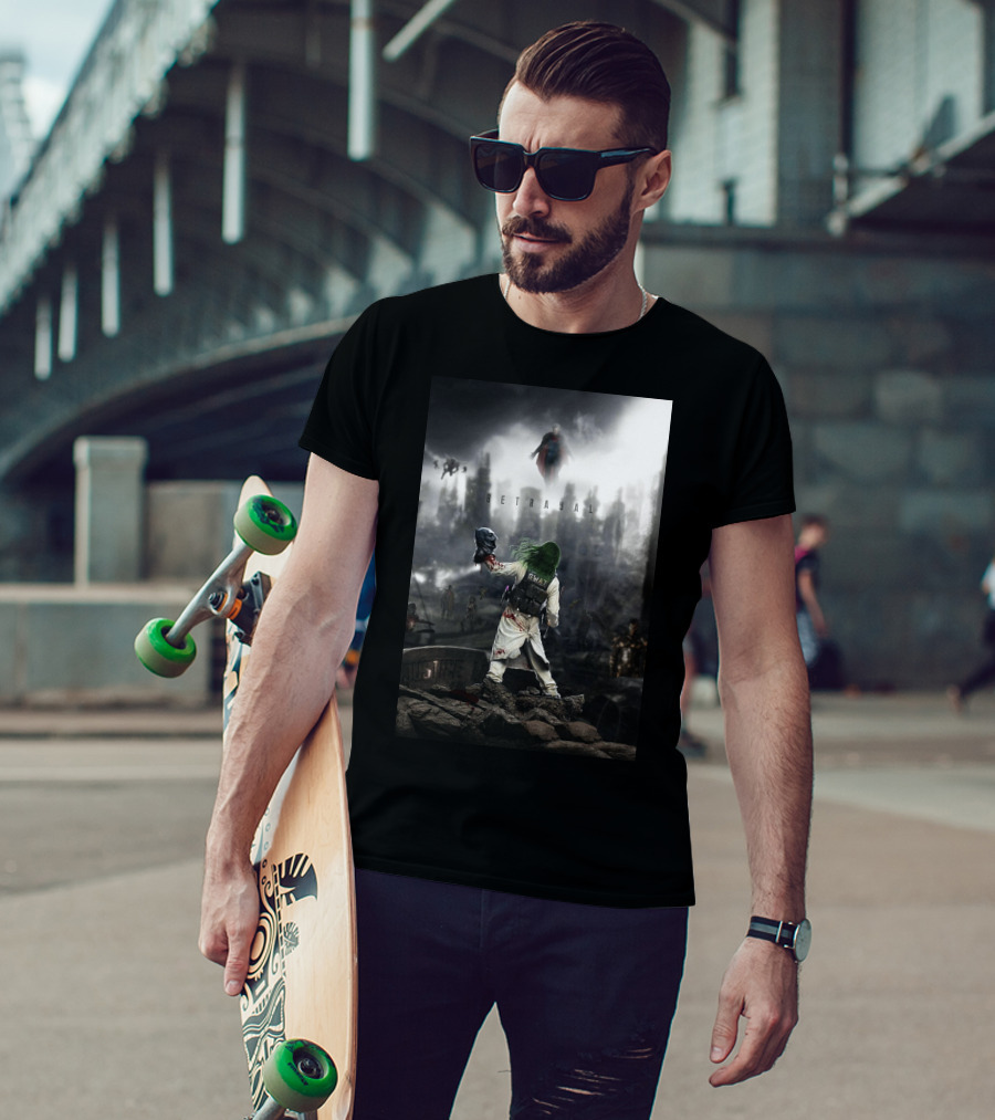 Betrayal Swat Superman Post-Apocalyptic Scene T-Shirt