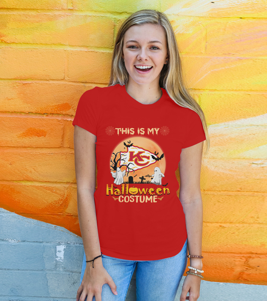 This Is My Kansas City Chiefs Halloween Costume T-Shirt