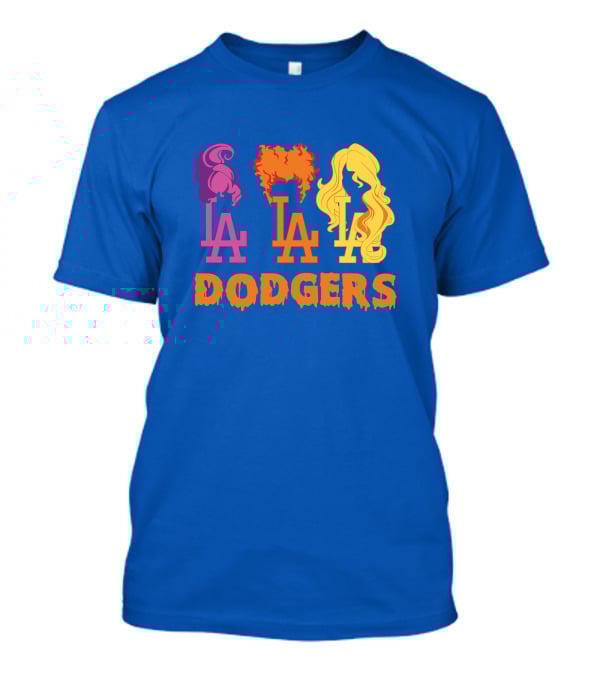 La Dodgers Trio Silhouette Hair Styles T-Shirt