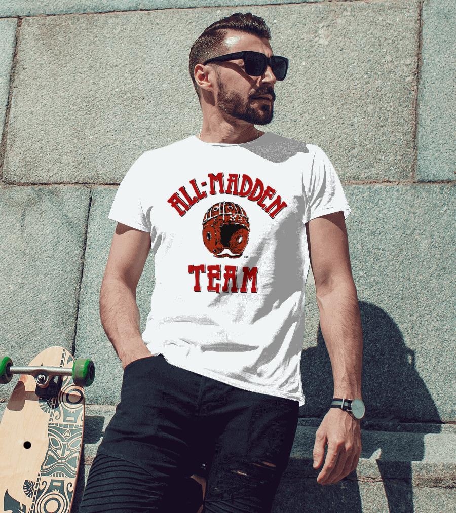 All Madden Team 1992 Old School Football Video T-Shirt