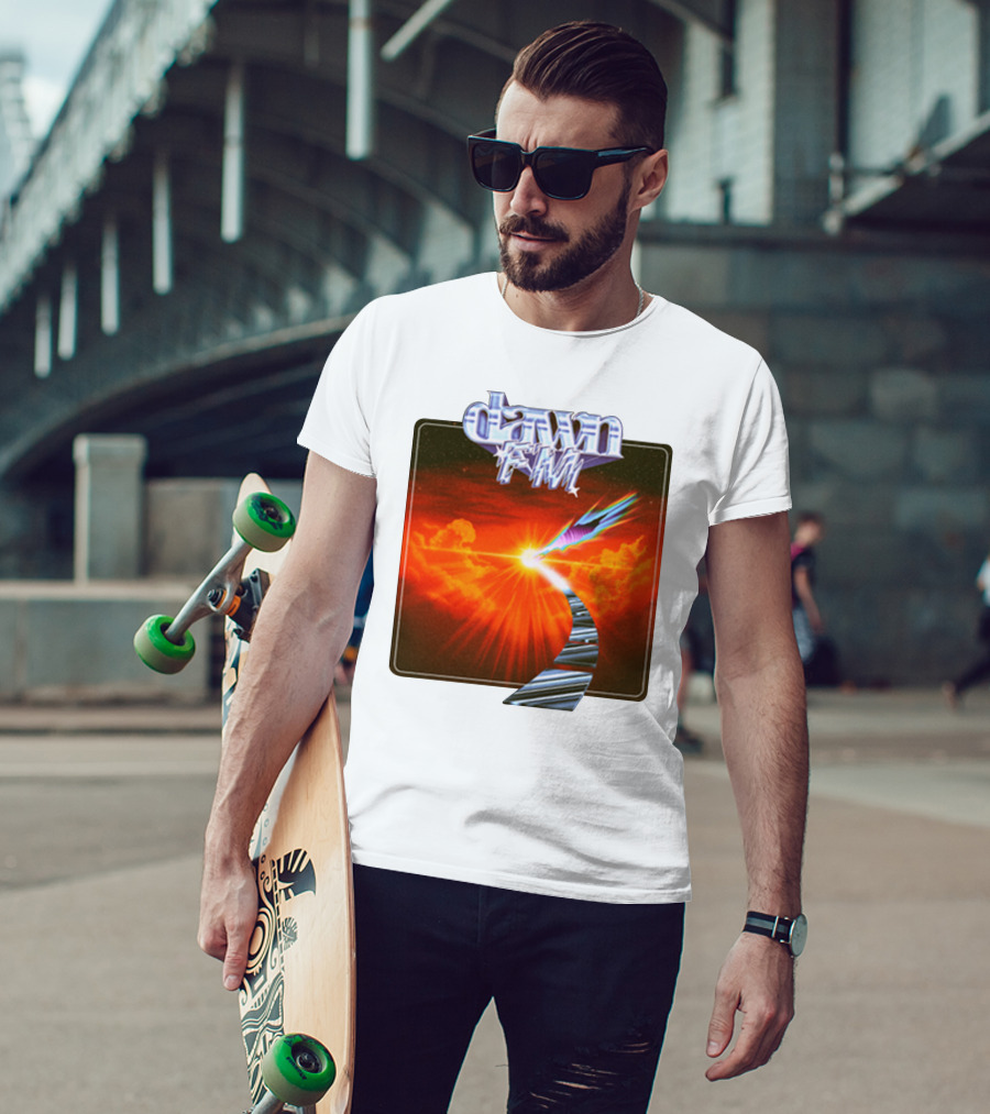 Dawn FM Album Cover Retro Sunset Pathway T-Shirt