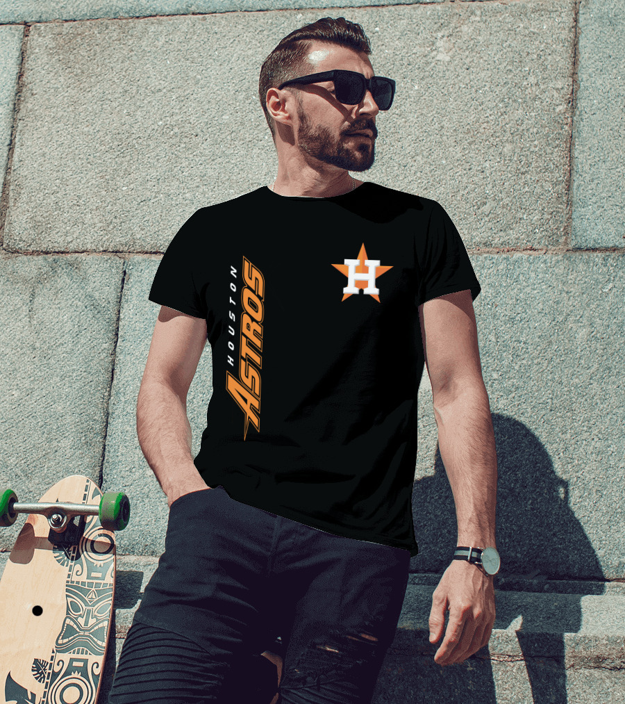 Houston Astros Mlb Team Logo H Star T-Shirt