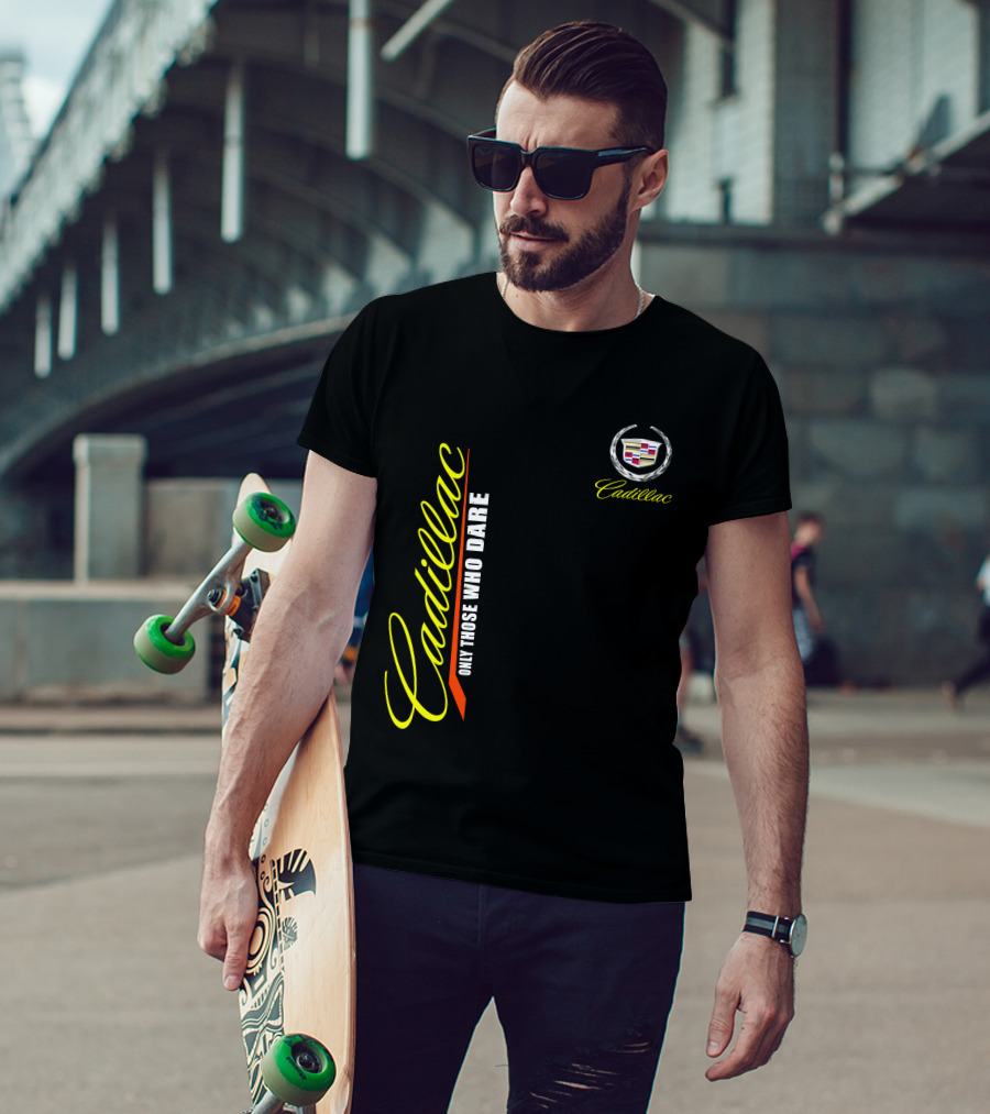 Cadillac Only Those Who Dare Logo T-Shirt