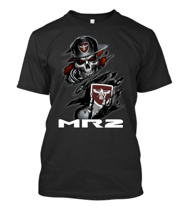 Mr2 Grim Reaper Skull With Shield T-Shirt