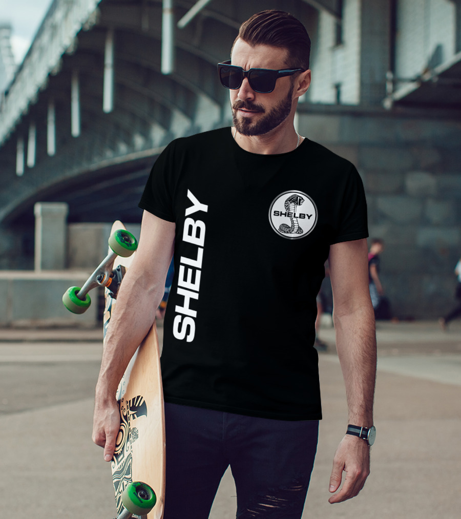 Shelby Cobra Logo Vertical T-Shirt