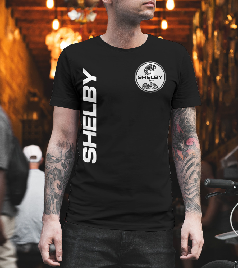 Shelby Cobra Logo Vertical T-Shirt