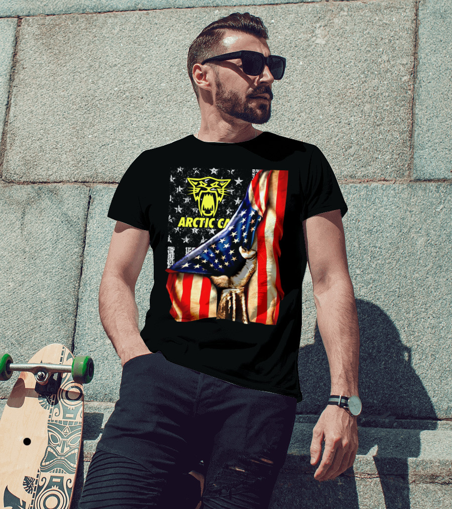 Arctic Cat American Flag Fist T-Shirt