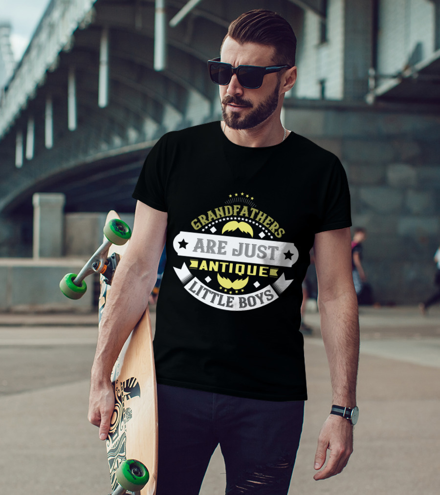 Grandfathers Are Just Antique Little Boys T-Shirt