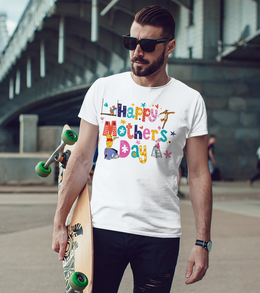 Happy Mother's Day Winnie The Pooh And Friends T-Shirt