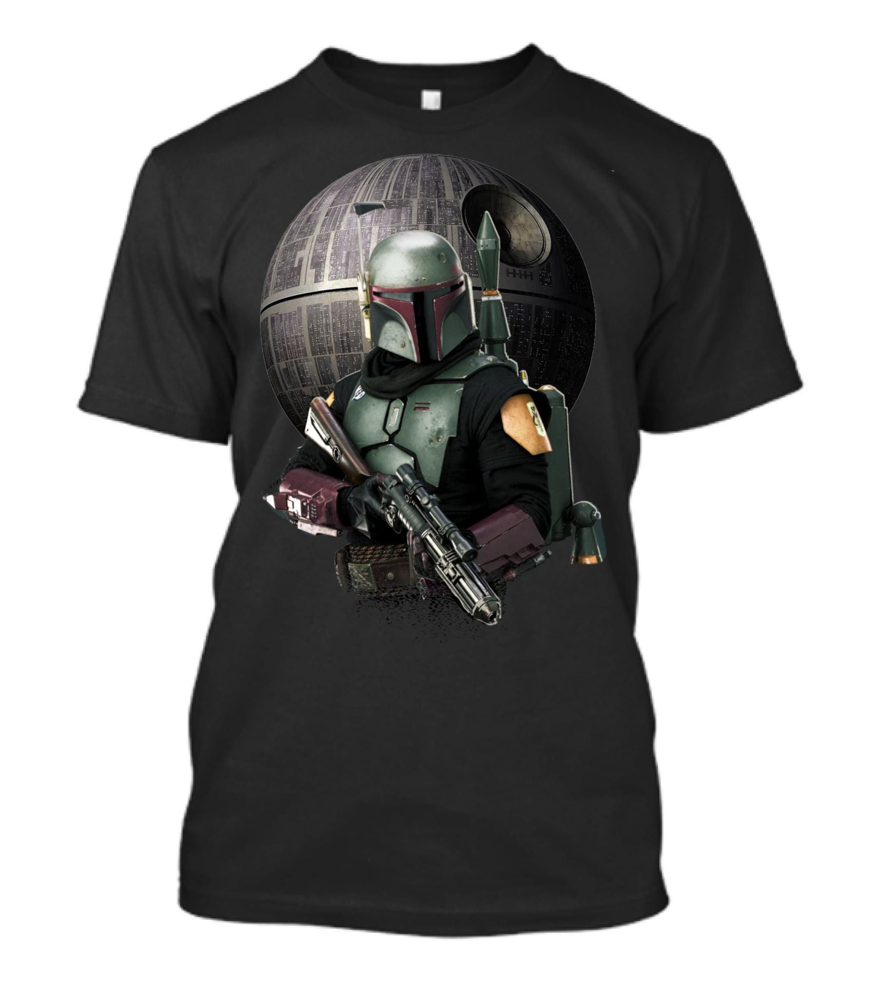 Boba Fett In Front Of Death Star Perfect Gift For You T-Shirt