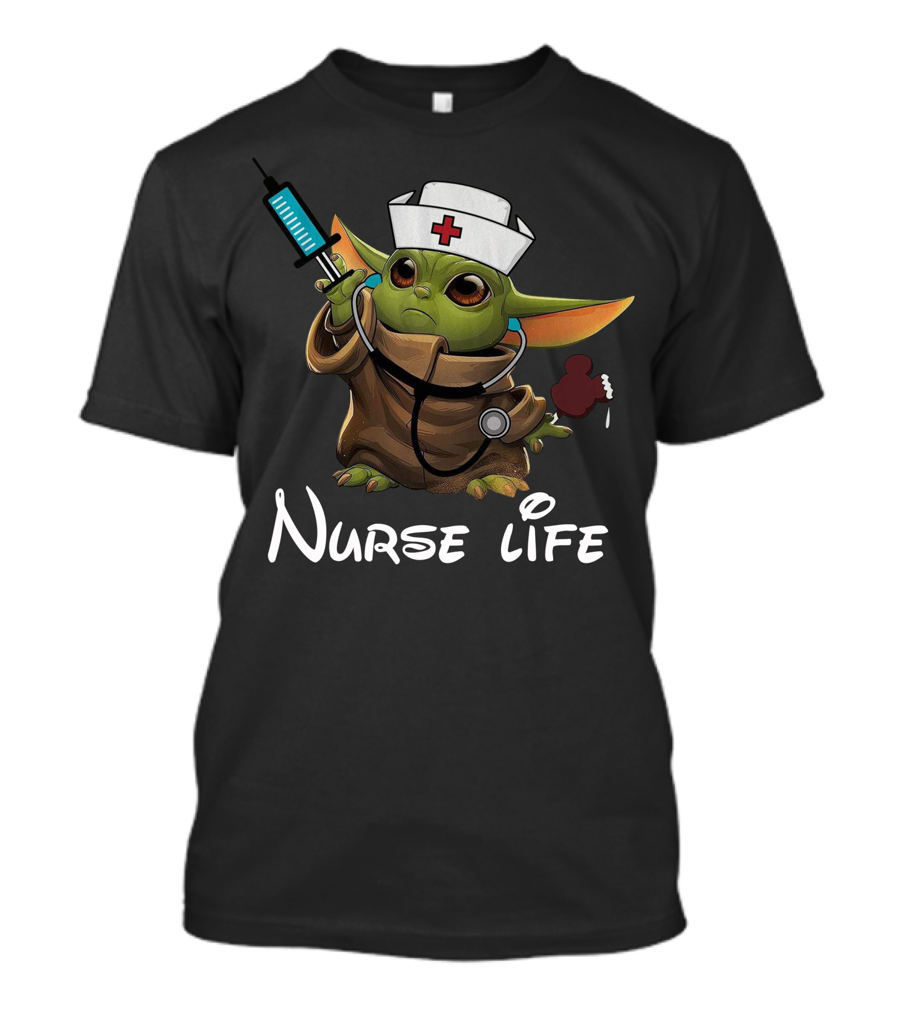Nurse Life Baby Alien Syringe T-Shirt