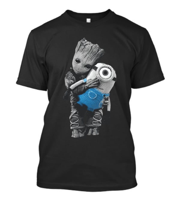Only Today Groot Hugging Minion T-Shirt