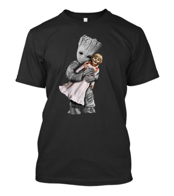 Groot Hugging Annabelle Doll T-Shirt