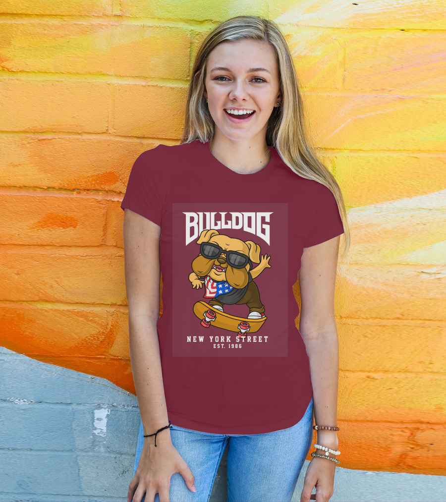Bulldog New York Street Est. 1986 T-Shirt