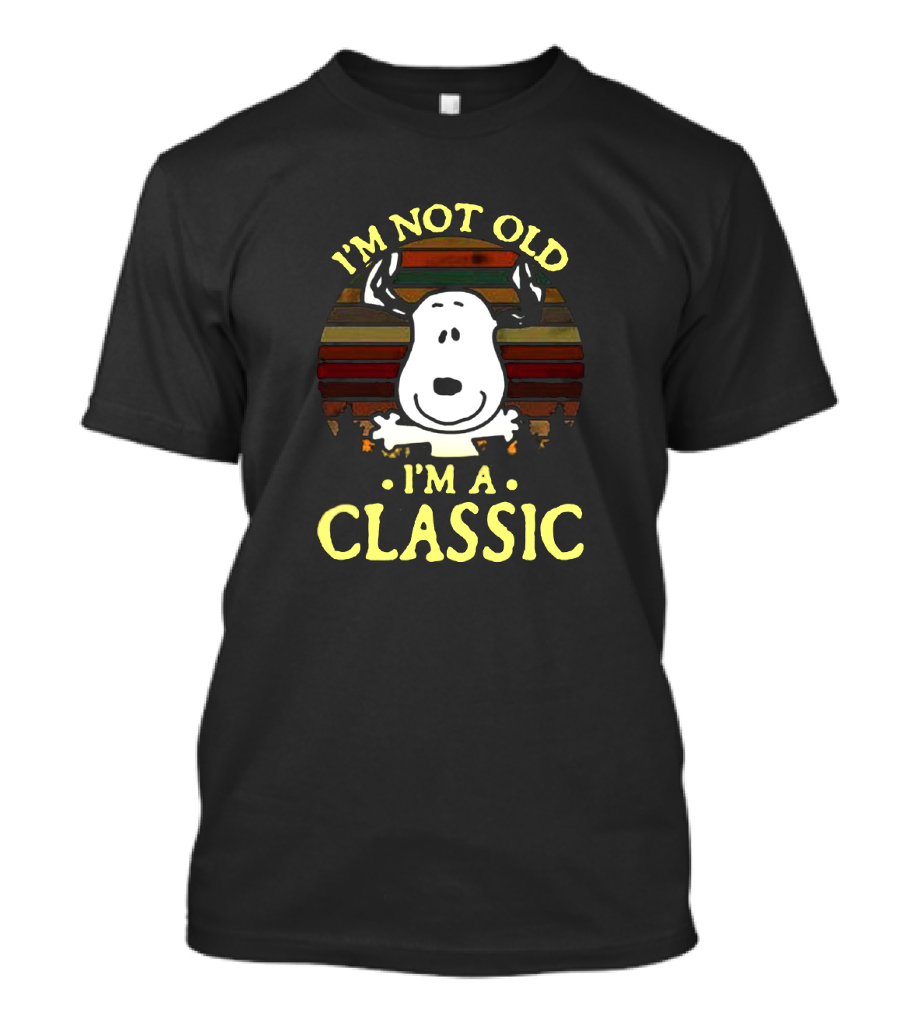 I'm Not Old I'm A Classic Snoopy Peanuts Vintage Retro Style T-Shirt