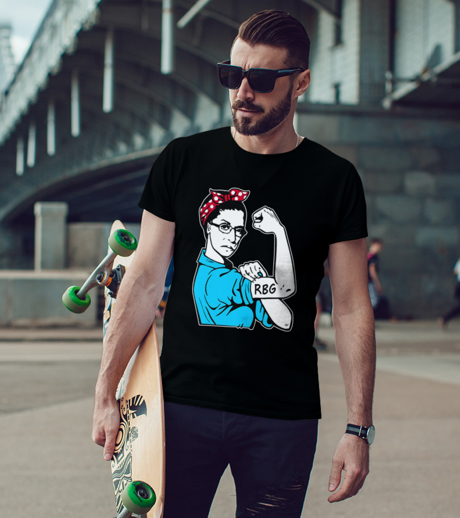 RBG Unbreakable Ruth Bader Ginsburg Feminist Icon Dissent Rosie The Riveter T-Shirt