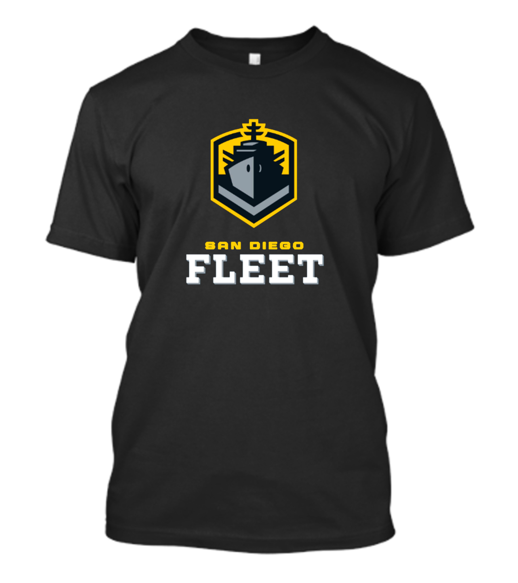 San Diego Fleet Logo With Ship Emblem T-Shirt
