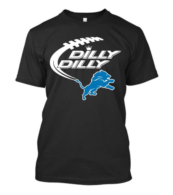 Detroit Lions Dilly Dilly Bud Light Football Lions T-Shirt