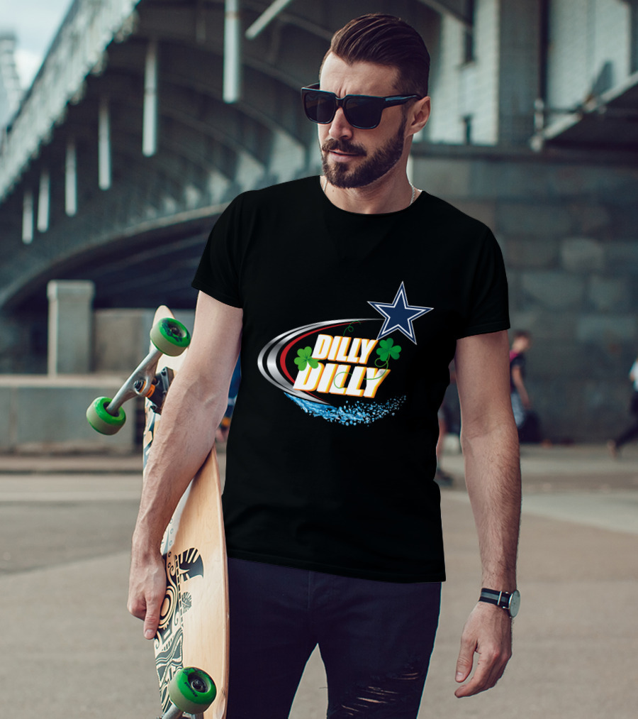 Dilly Dilly Cowboys Star Shamrocks T-Shirt