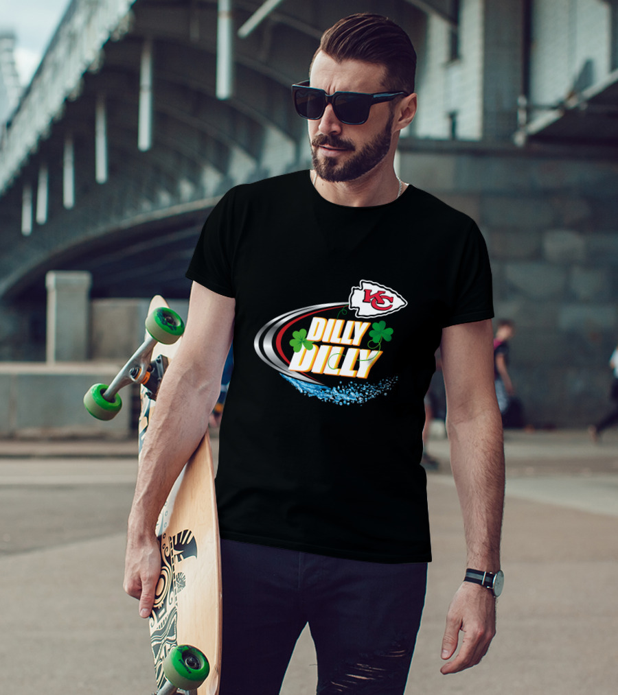 Dilly Dilly Kansas City Chiefs Shamrock T-Shirt