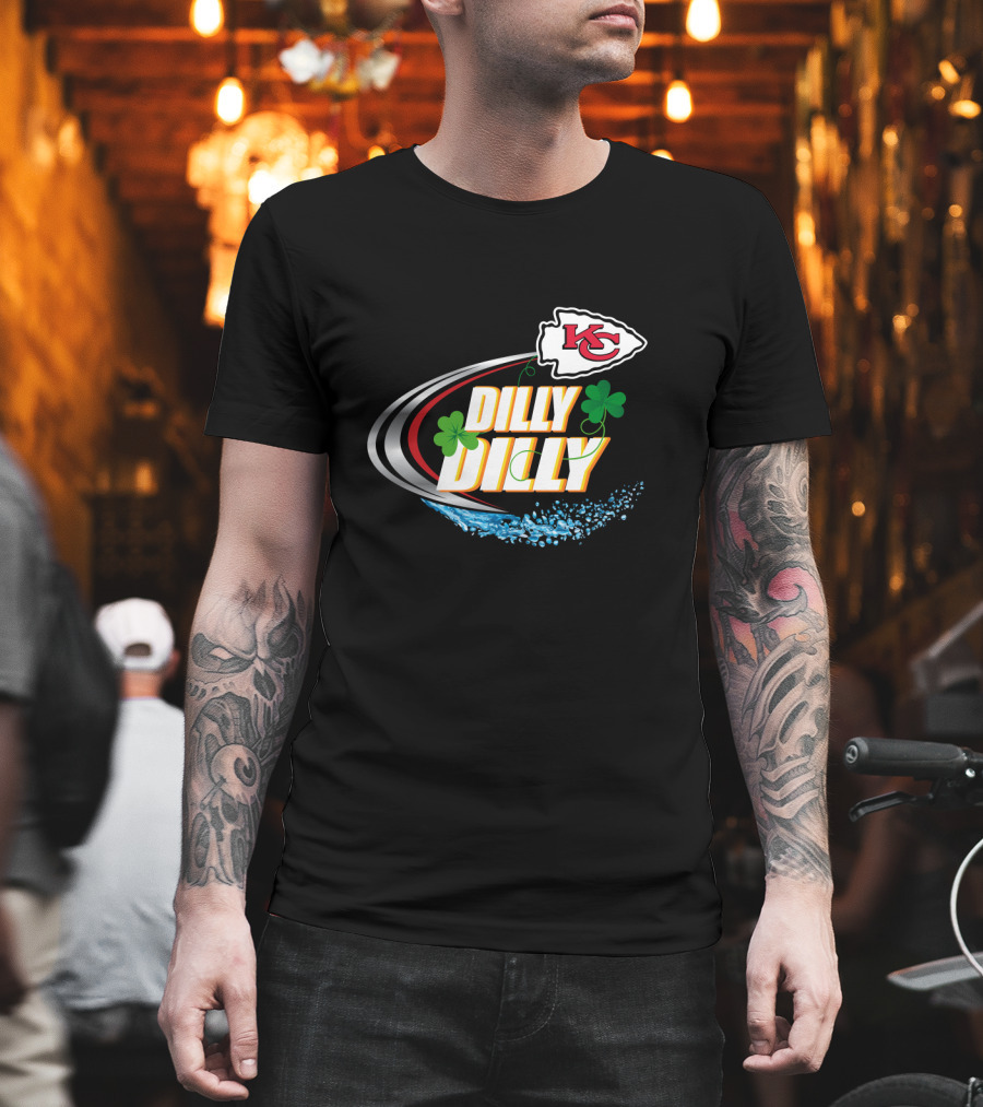 Dilly Dilly Kansas City Chiefs Shamrock T-Shirt