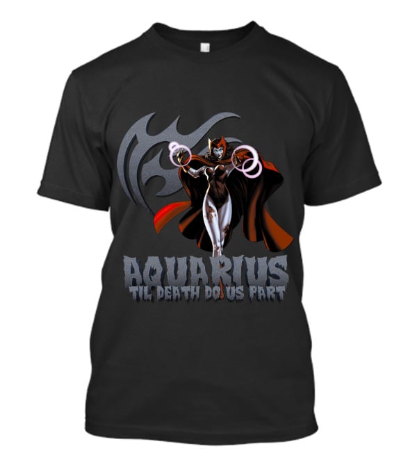 Aquarius Til Death Do Us Part Scarlet Witch Marvel T-Shirt