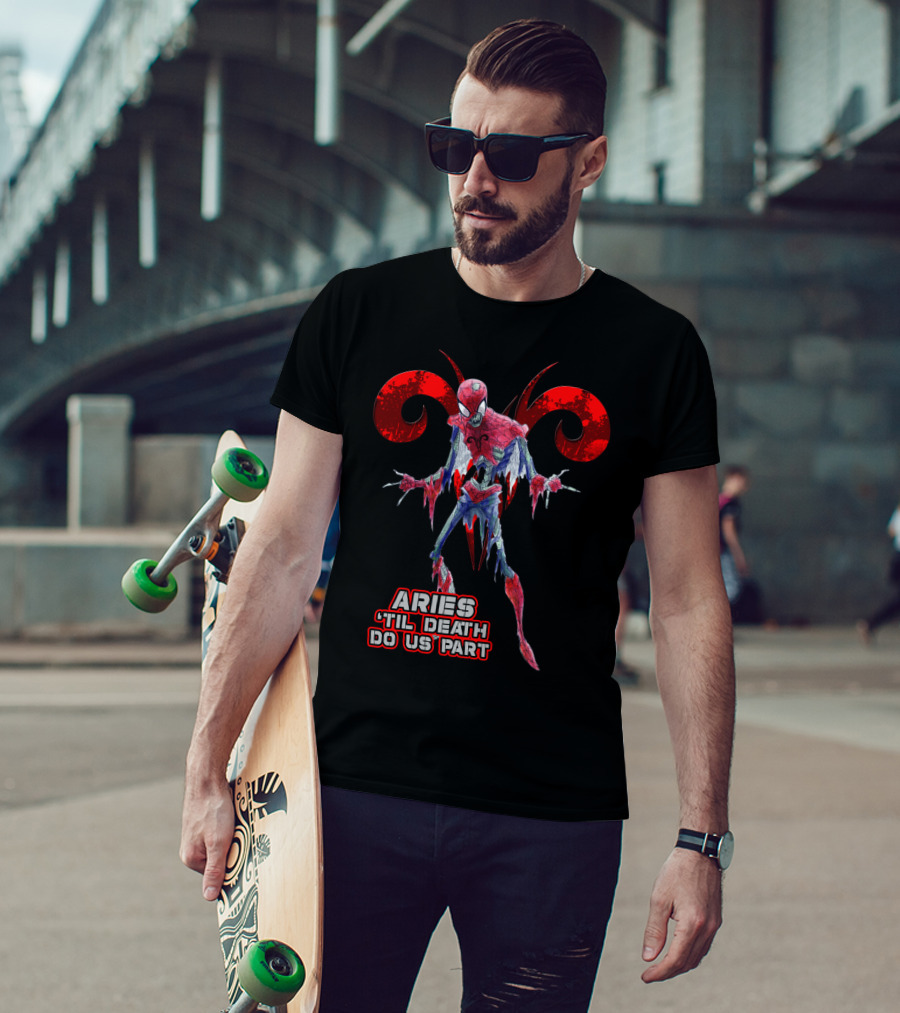 Spiders Aries 'Til Death Do Us Part Marvel Fans T-Shirt
