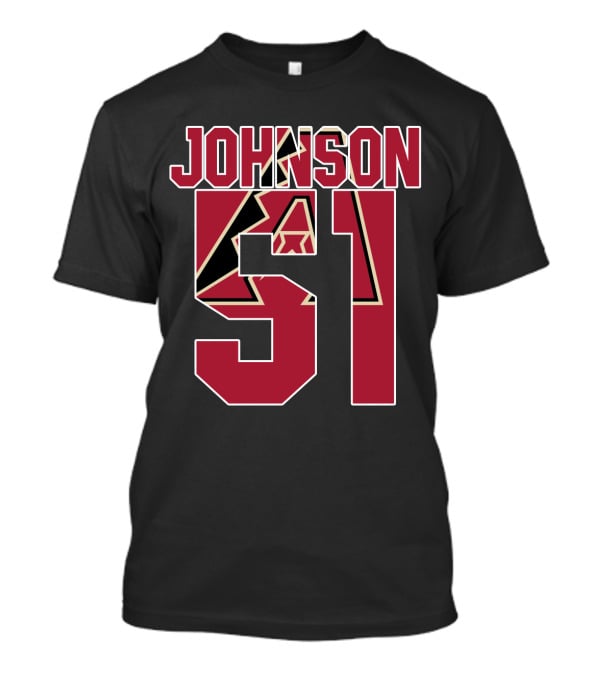 Arizona Diamondbacks Johnson 51 Iconic Baseball Jersey T-Shirt