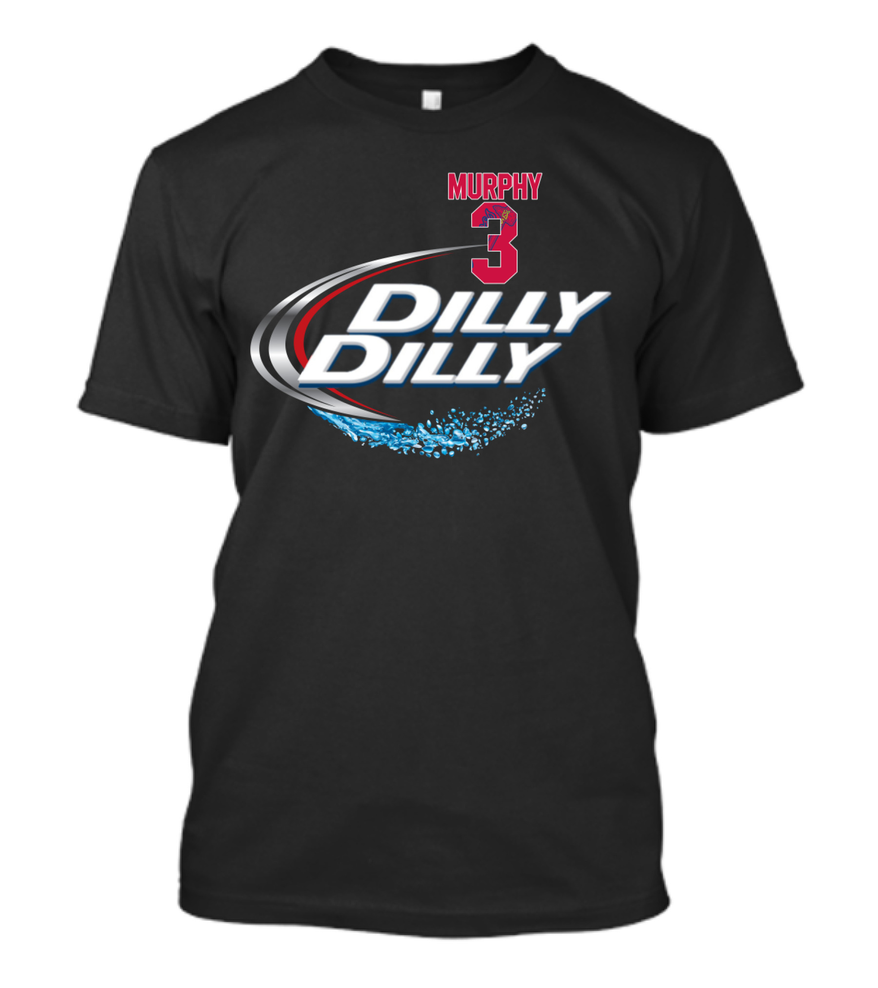 Murphy 3 Dilly Dilly Atlanta Braves Dale Murphy Jersey T-Shirt