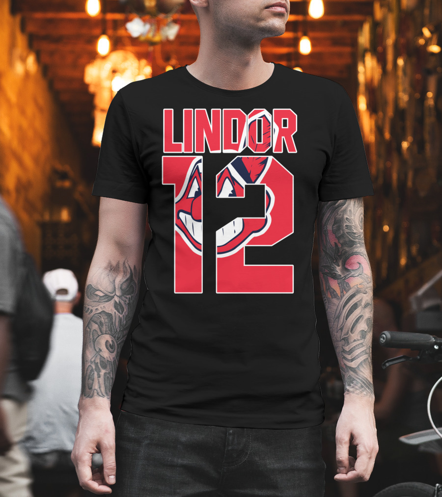 Lindor 12 Cleveland Indians T-Shirt