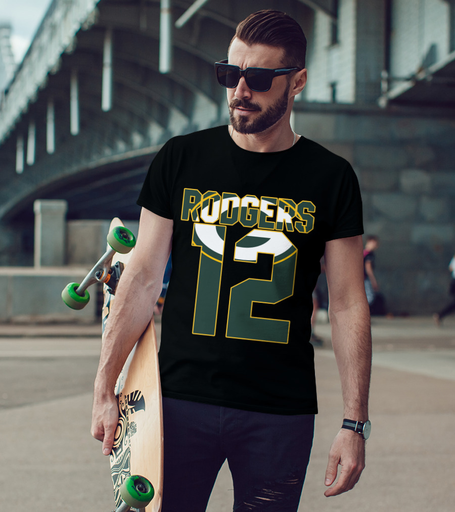 Green Bay Packers Aaron Rodgers 12 Jersey T-Shirt