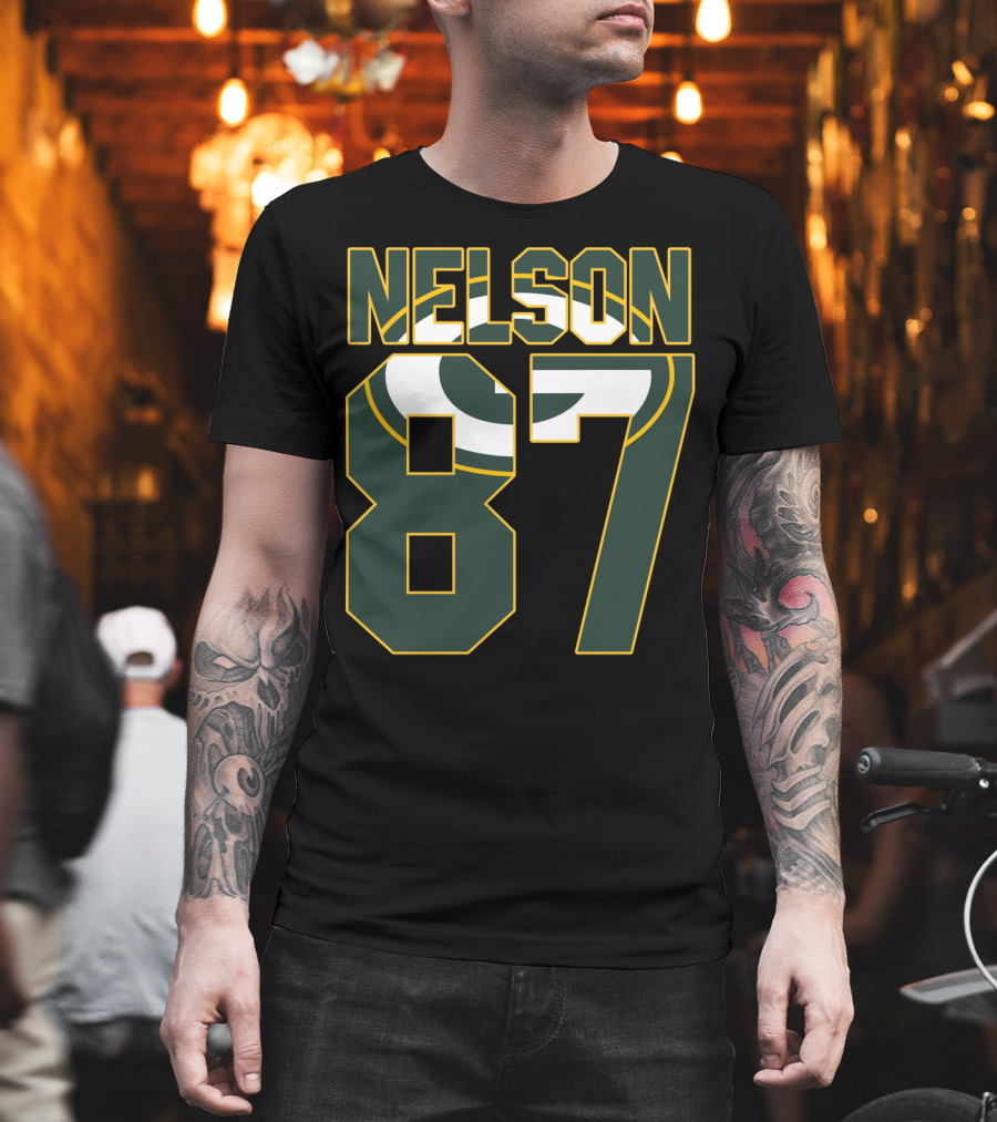 Green Bay Packers Jordy Nelson 87 Fan Gear T-Shirt